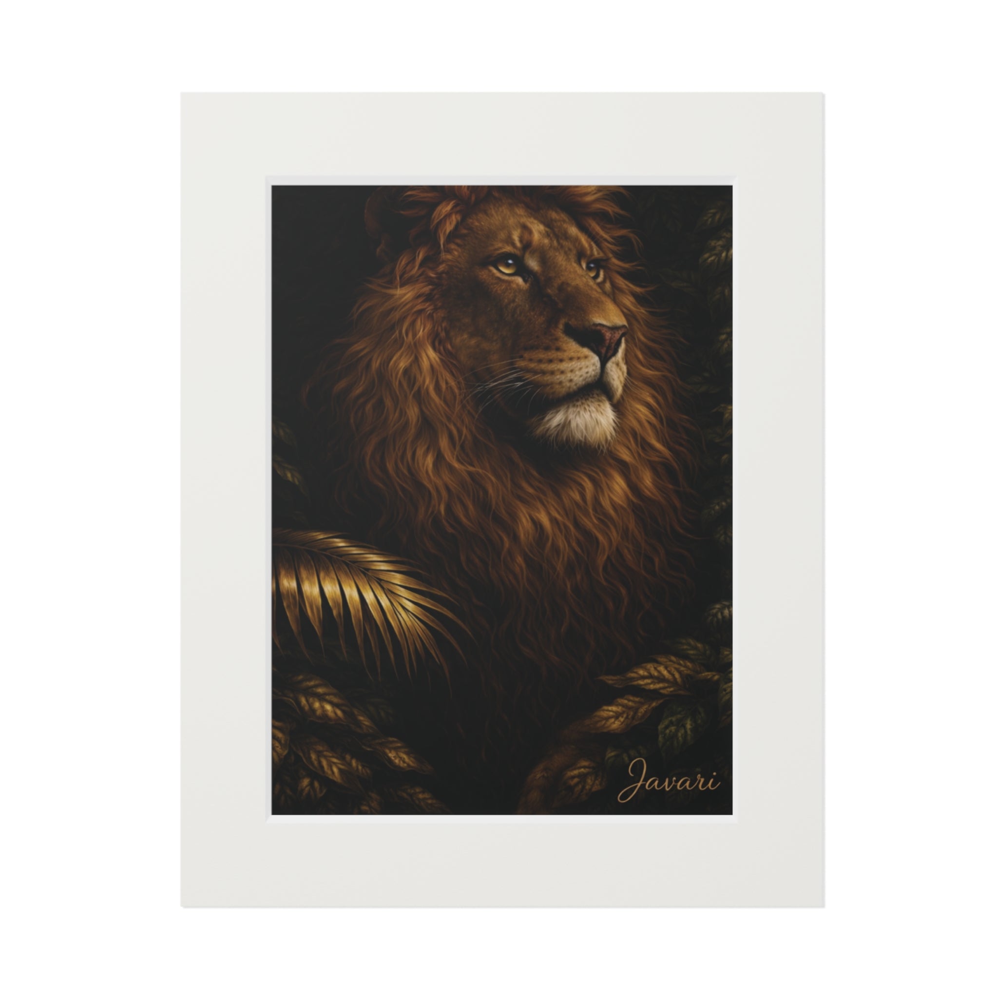 Onyx - The King 👑 Fine Art Print (Passepartout Frame)